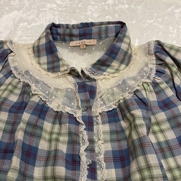 Sandro check button down - Picture 6 of 6